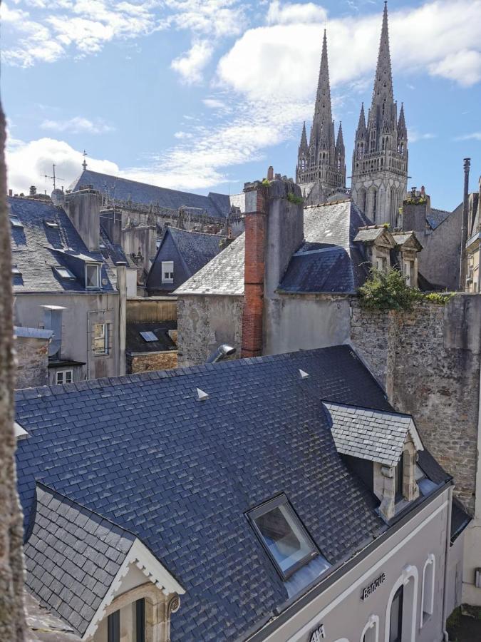 La Palmeraie - Appartement Classe 4 Etoiles - Hyper Centre Ville Quimper Eksteriør billede